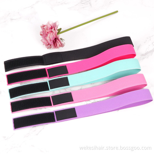 Edge Laying Scarf Elastic Headband For Wigs Lace Frontal 3Pcs Lace Melting Band With 1Pcs Double Side Edge Control Hair Comb